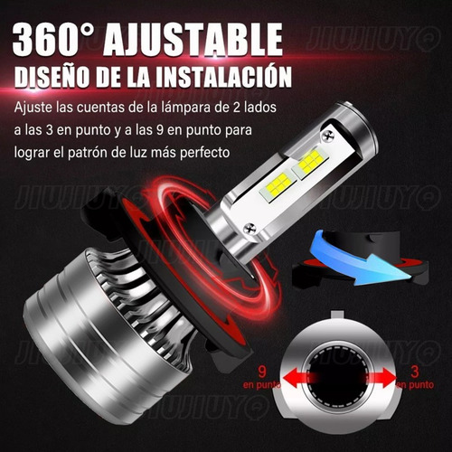 Para Ford H13, Kit De Focos Led, Alta/baja 40000 Lm, Canbus Foto 5