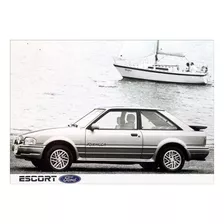 Quadro Vintage C/ Moldura 20x30: Ford Escort Xr3 / Fórmula