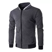 Chaqueta Delgada Casual Moderna Estilo Británico Para Hombre