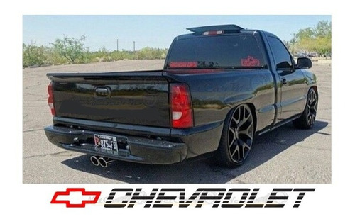 Sticker Chevrolet Con Logo Para Tapa De Batea 3 Pick Up  Foto 3