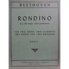 Partitura Oboe Clarinets Horn Fagote Rondino Beethoven Parts