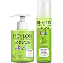 Shampoo + Acondicionador Para Niños Revlon Equave Kids