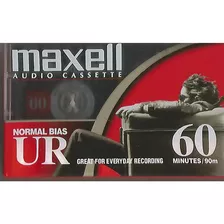 Fita De Audio Cassette Maxell 60 Minutes Ur 60 Recording