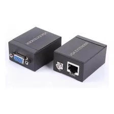 Adaptador Extensor Vga Para Lan Cat5 Cat6 Rj45 Rede 60m