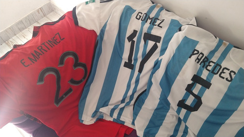 Camiseta Argentina - Elegi Tu Jugador Y Te La Hacemos!