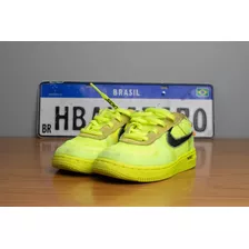 Nike Air Force 1 Low Off-white Volt Kids - Usado - 25