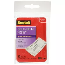 Scotch Self-selling Laminating Pouches, 25-pack (ls851g), Ta