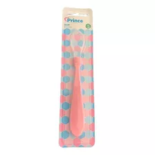 Colher De Silicone Para Bebês Ponta Macia Rosa Prince