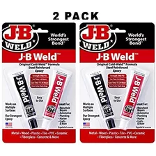 J-b Weld 8265s - Paquete Doble De Epoxi Reforzado De Acero 
