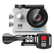 Camera Eken H9r 4k Wifi Visor Controle Prova D'agua Prata