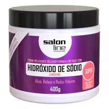 Relaxante Hidróxido De Sódio Lanolina Super Salon Line 400g