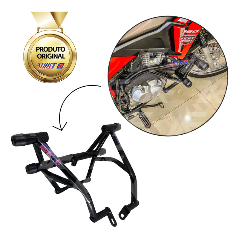 Protetor Motor E Carenagem Stunt Race Nxr Bros 160 Todas - R$ 383