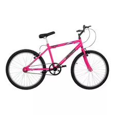 Bicicleta Masculina Aro 24 Ultra Bikes Masculina Sem Marcha Cor Rosa