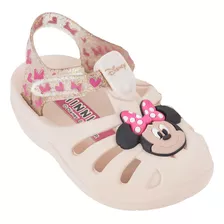 Sandália Infantil Grendene Disney Magic Baby Bege Glitter