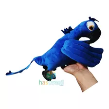 Arara Azul De Pelúcia Blue Do Desenho Rio Disney 33cm