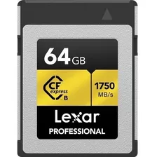 Tarjeta De Memoria Lexar 64gb Professional Cfexpress Type-b