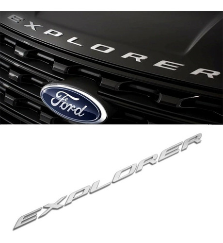 Letras Grises Emblema Para Capot Ford Explorer  Foto 2