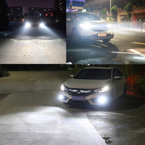 9003 H4 From Four Led Faros 6000k 11000lm For Honda Foto 9