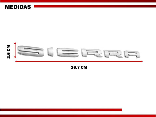 Kit De Emblemas Gmc Sierra 07-15 Calidad Original Foto 4