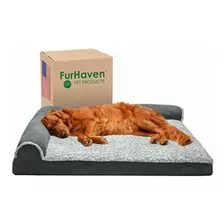 Furhaven Xl Memory Foam Dog Bed Two-tone Faux Fur & Suede L