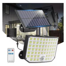 256 Led Lámpara Solar Exterior Jardín De Pared Sensor Luz