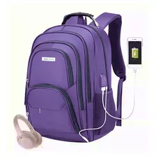 Bolsa Mochila Resistente Água, Notebook Casual Reforçada Top