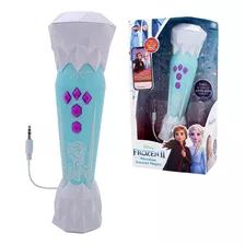 Brinquedo Microfone Princesas Disney Frozen Com Som Meninas