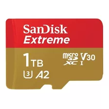 Tarjeta Memoria Sandisk Micro Sd 1tb Extreme 4k Microsdxc