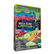 National Geographic Mega Slime Y Putty Lab 4 Tipos De Increi