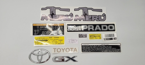 Foto de Toyota Land Cruiser Prado Meru Calcomanias Y Emblemas 
