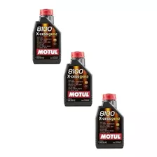 Kit Óleo Motul Carro 8100 X-cess 5w40 Sintético C/ 3 Litro