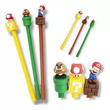 Caneta Super Mario Kawaii Mb Material Escolar