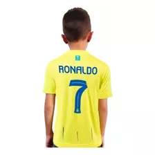 Camiseta Polera Cristiano Ronaldo Al Nassr Niño 