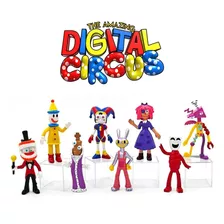 Kit 8 Brinquedos Circo Digital Circus Bonecos Colecionáveis 