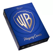 Cartas Warner Bros 100 Luxury Card Naipe Batman Potter Wonka Color Del Reverso Azul Idioma Ingles