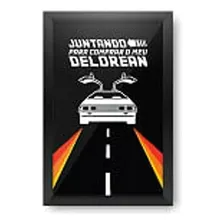 Quadro Porta Dinheiro - Carro Delorean