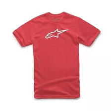 Camiseta Alpinestars Ageless Classic Casual Vermelho Branco