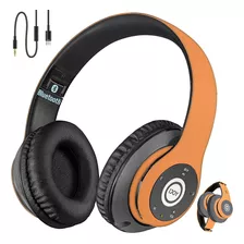 Auricular Inalámbrico Ijoy, Over-ear, 5 Botones, Naranja