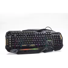 Teclado Gaming Tco-803 Usb Ouro Naja Mitsushiba