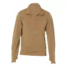 Camiseta Térmica Polar Grillado Nivel 2 Quarter Zip Coyote