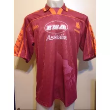 Camiseta Roma Italia Asics 1995 1996 Totti #20 Selección L