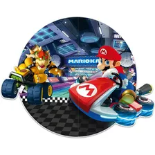 Painel Redondo Festa Mario Kart - Cromus - Rizzo Festas