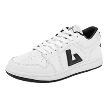 Tenis Junior Apoort A-5007 Blanco Negro 111-493