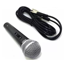 Kit Microfone Para Karaoke Dinamico Barato Com Cabo