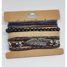 Pack De Pulseras Caballero 