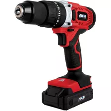 Taladro Inalambrico Profesional Aksi 1/2 / 20v - 2 Ah Color Rojo