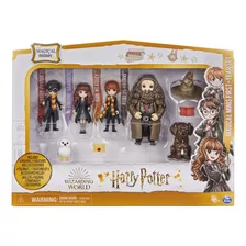 Harry Potter Mini Figuras Set De 4 Personajes Y Accesorios