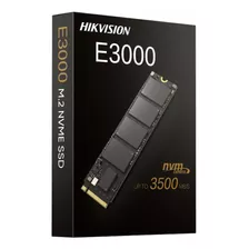 Disco Ssd 256gb Hikvision E3000 M.2 Nvme Estado Solido Color Negro