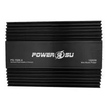 Amplificador Power Su Ps-1500.4 / 1500 Watts 4 Canales 