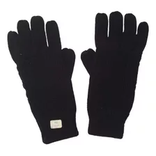 Guantes De Lana Color Negro Para Hombre